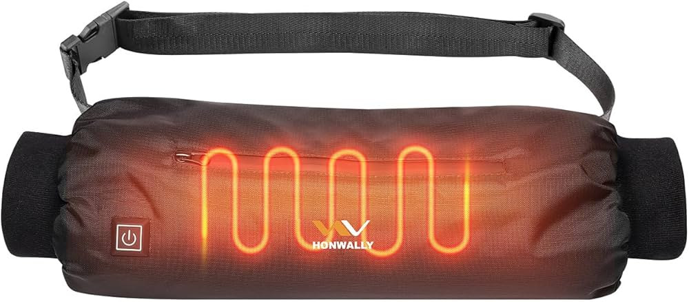 Electric Heated Hand Warmer Pouch, Gloves with Double Sided Heating Areas- Portable USB Heated Ha... | Amazon (US)