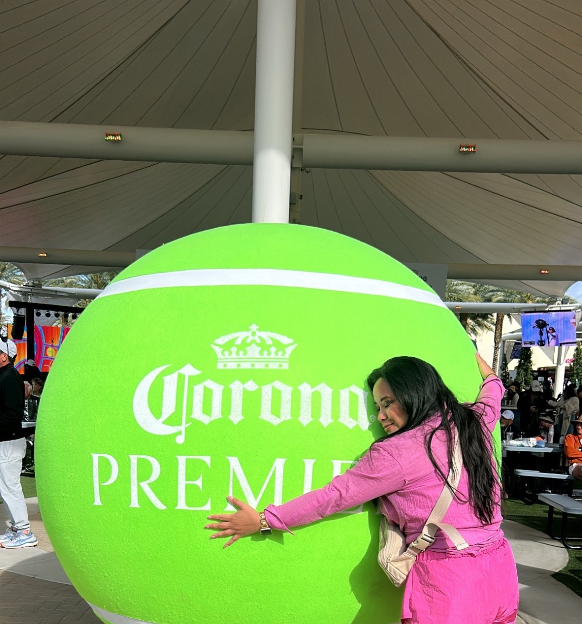 Bright Pink Tennis Inspired Outfit Idea for BNP Paribas Indian Wells

One of my favorite outfit ideas for the BNP Paribas Open at Indian Wells is leaning into bright colors that feel playful, energetic, and inspired by the tennis courts themselves. I wore a bright pink jumpsuit and layered a similar pink swim cover up as a light shirt when the desert air cooled down. It is an easy layering trick that still keeps the look fun and cohesive.

Platform sneakers add a little height for walking the grounds all day while still being comfortable. I love how the vibrant pink tones pop against the greens of the tennis courts and even mirror the brightness of a tennis ball. Sporty, bold, and perfect for a full day of matches, sunshine, and exploring the tournament.

#bnpparibasopen #indianwellstennis #tennisoutfit #tennisstyle #sportychicstyle #pinkoutfit #brightoutfitideas #platformsneakers #tennisfashion #desertstyle #athleisurestyle #springoutfitideas #matchdaystyle #casualsportstyle

bnpparibas open outfit | indian wells tennis outfit | tennis tournament outfit ideas | pink jumpsuit outfit | sporty chic outfit | tennis fashion women | platform sneakers outfit | athleisure outfit ideas | bright spring outfits | tennis match style | indian wells style | casual tennis event outfit

#LTKMidsize #LTKPetite #LTKActive