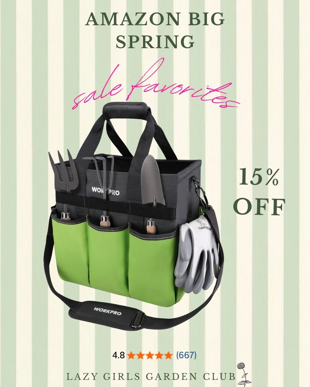 Having a tool bag for organizing your garden tools is always useful, and this one is 15% off for Amazon‘s big spring sale!

#LTKSaleAlert #LTKHome #LTKSeasonal
