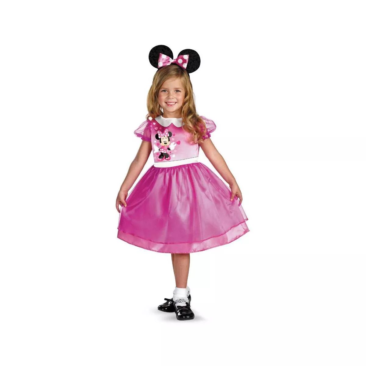 Toddler Disney Mickey Mouse & Friends Minnie Mouse Halloween Costume Dress with Headband 3-4T | Target