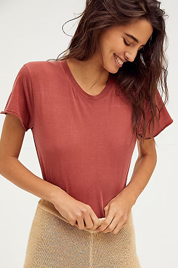 Casual Tee Bodysuit | Free People (Global - UK&FR Excluded)