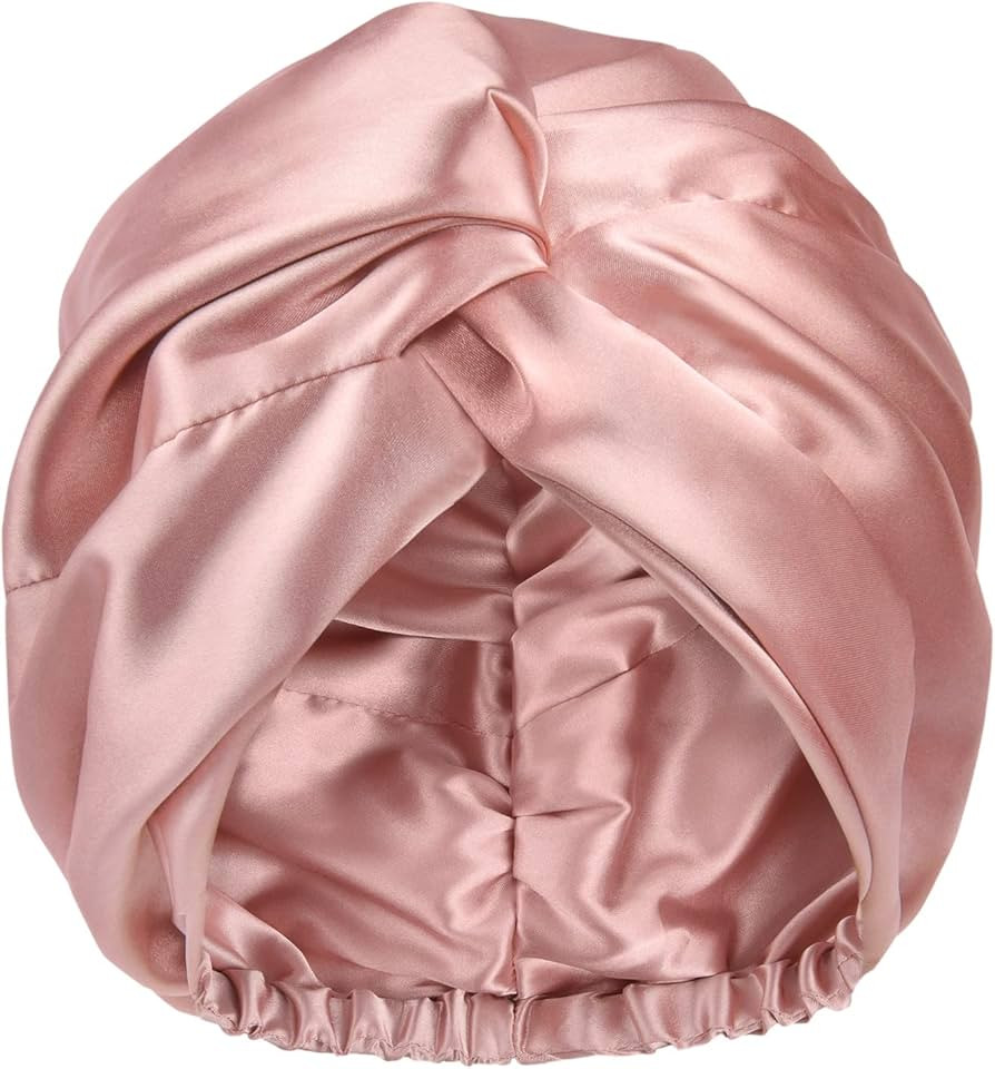 YANIBEST Satin Bonnet Silk Bonnet Sleep Cap for Women Hair Care Adjustable Knotted Turban Hat for... | Amazon (US)
