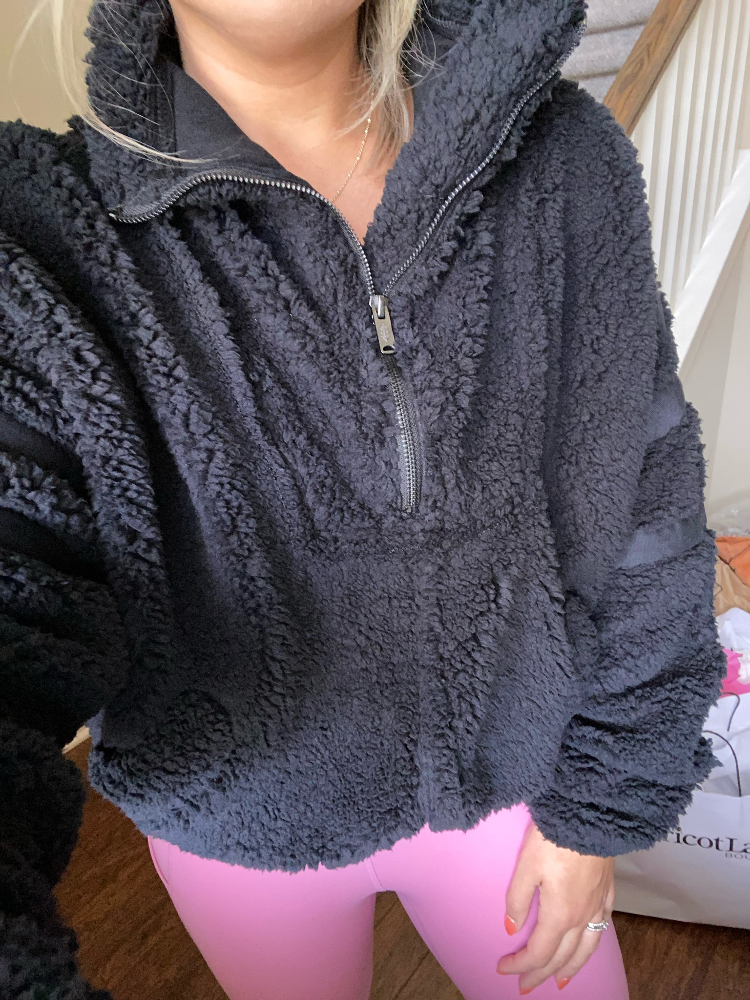 Black free people pullover. Athletic finds 

#LTKstyletip #LTKunder50 #LTKfit