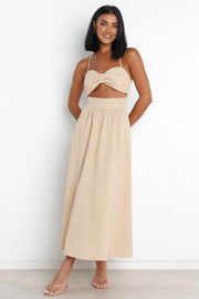 Boat Dress - Beige | Petal & Pup (US)