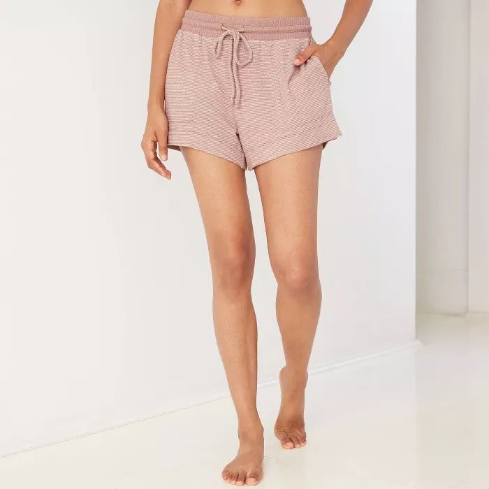 Women's Striped Perfectly Cozy Lounge Pajama Shorts - Stars Above™ | Target