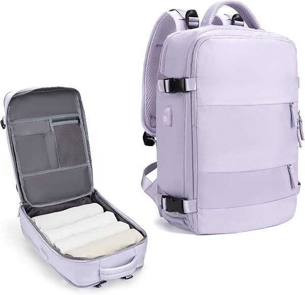coowoz Large Travel Backpack Women, Carry On Backpack,Hiking Backpack Waterproof Outdoor Sports R... | Amazon (US)