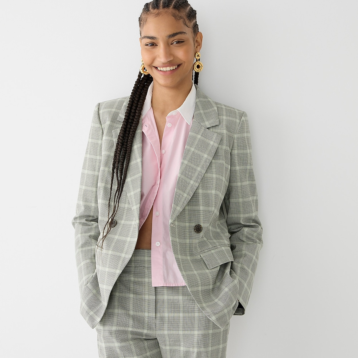 Devon blazer in plaid Italian stretch wool | J. Crew US