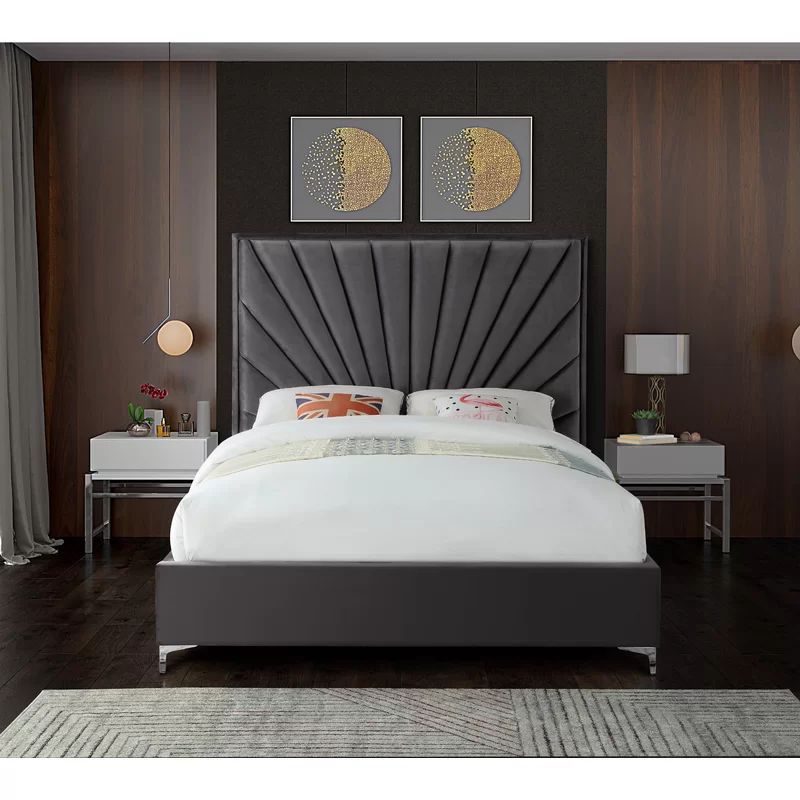 Manila Upholstered Low Profile Platform Bed | Wayfair Professional