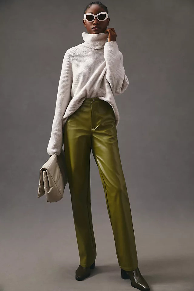 En Saison Lana Faux Leather Pants | Anthropologie (US)