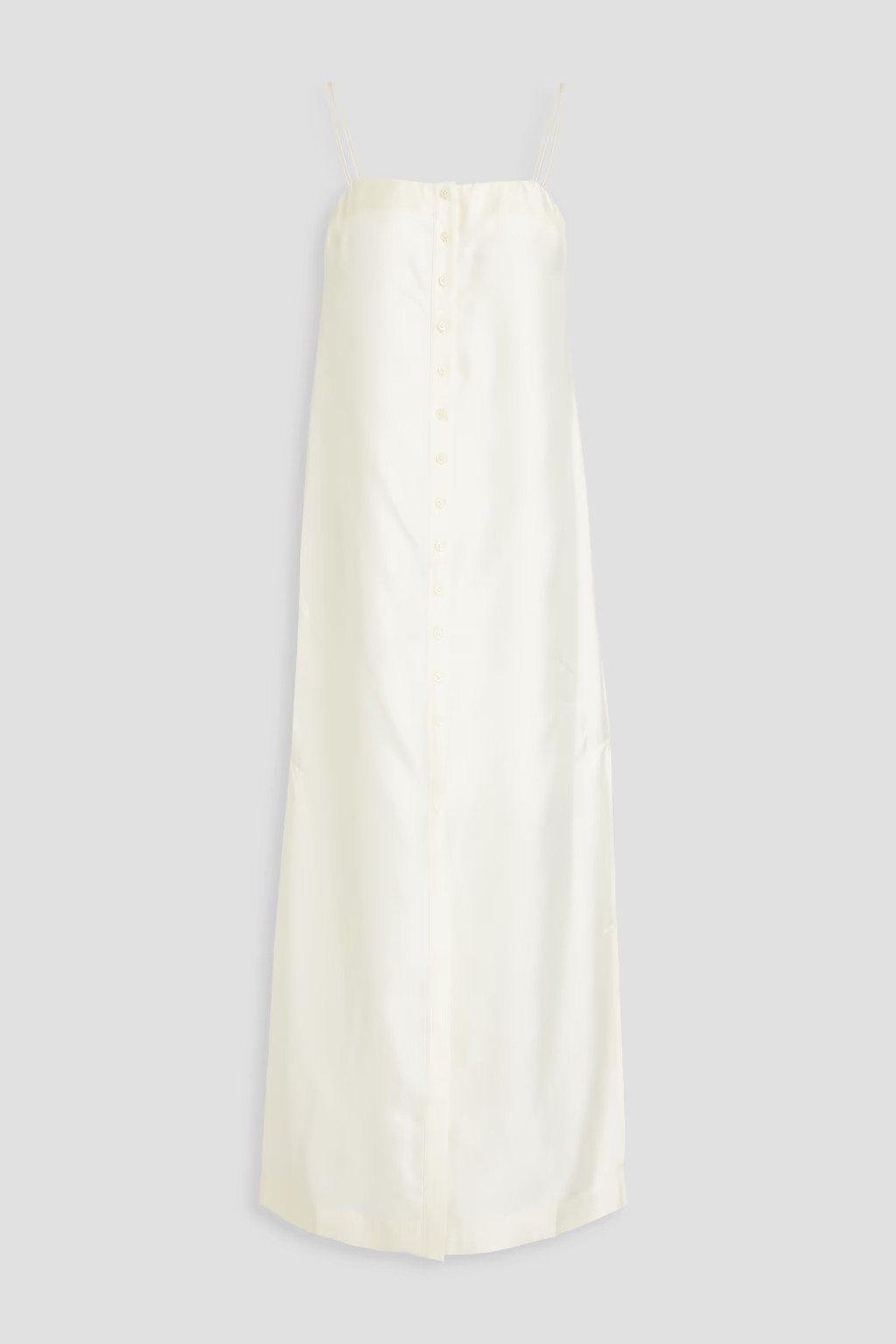 Vabea silk-twill midi dress | The Outnet (US and CA)