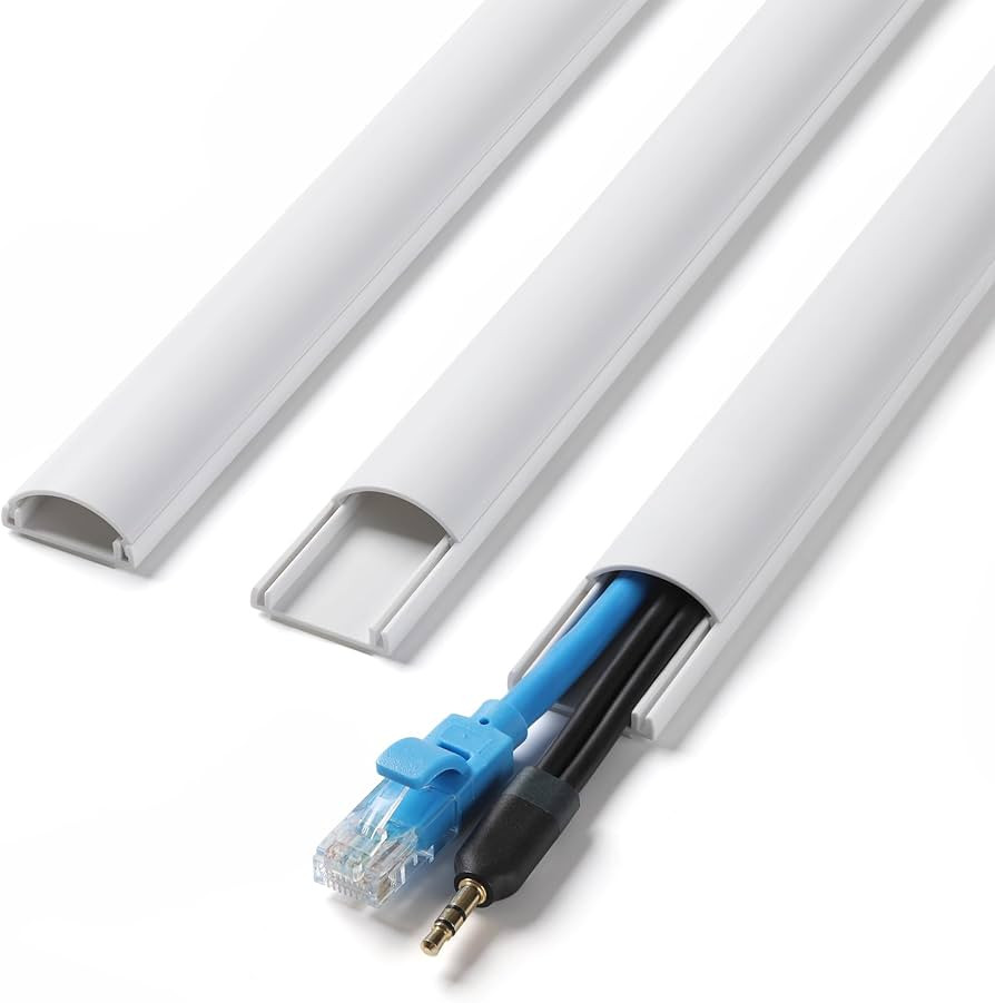 ZhiYo Cord Hider, 39in(3X L13in) Cable Hider for 1-2 Cords, Cord Covers for Wires on Wall, Wire C... | Amazon (US)