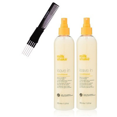 MilkShake Leave-In Conditioner (PACK OF 2) 11.8 oz / 350 ml (w/ Sleekshop Premium Carbon Comb) Milk Shake Hair Spray | Target