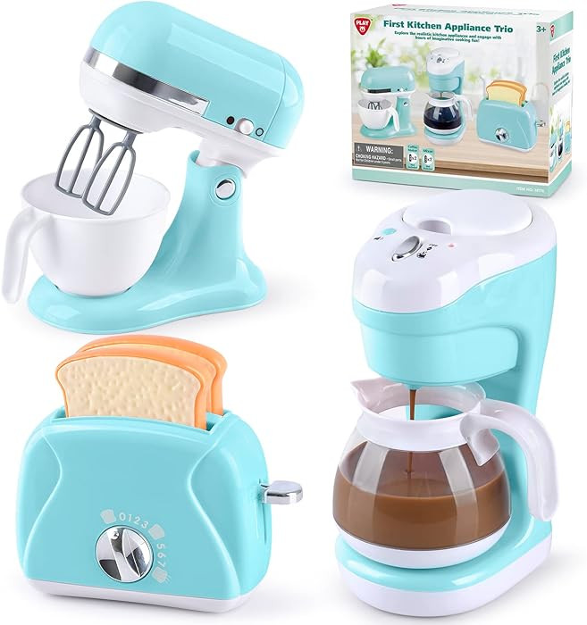 Kitchen Appliances Toys, Kids Play Kitchen Accessories Set, Pretend Kitchen Toys for Kids Ages 4-... | Amazon (US)