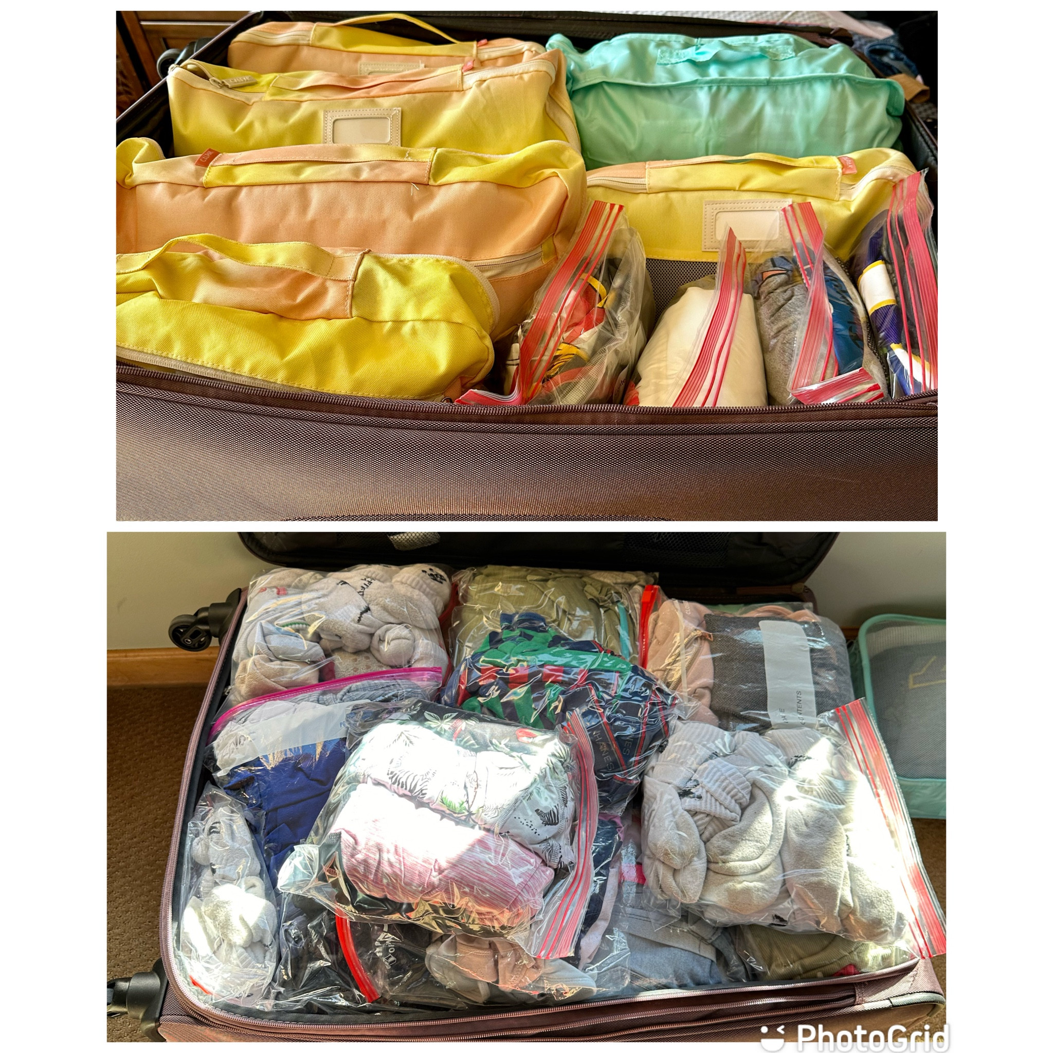 Packing and unpacking is so much easier with packing cubes!!  And when your family is too big you also use ziplock bags!!

#LTKtravel #LTKstyletip #LTKfamily