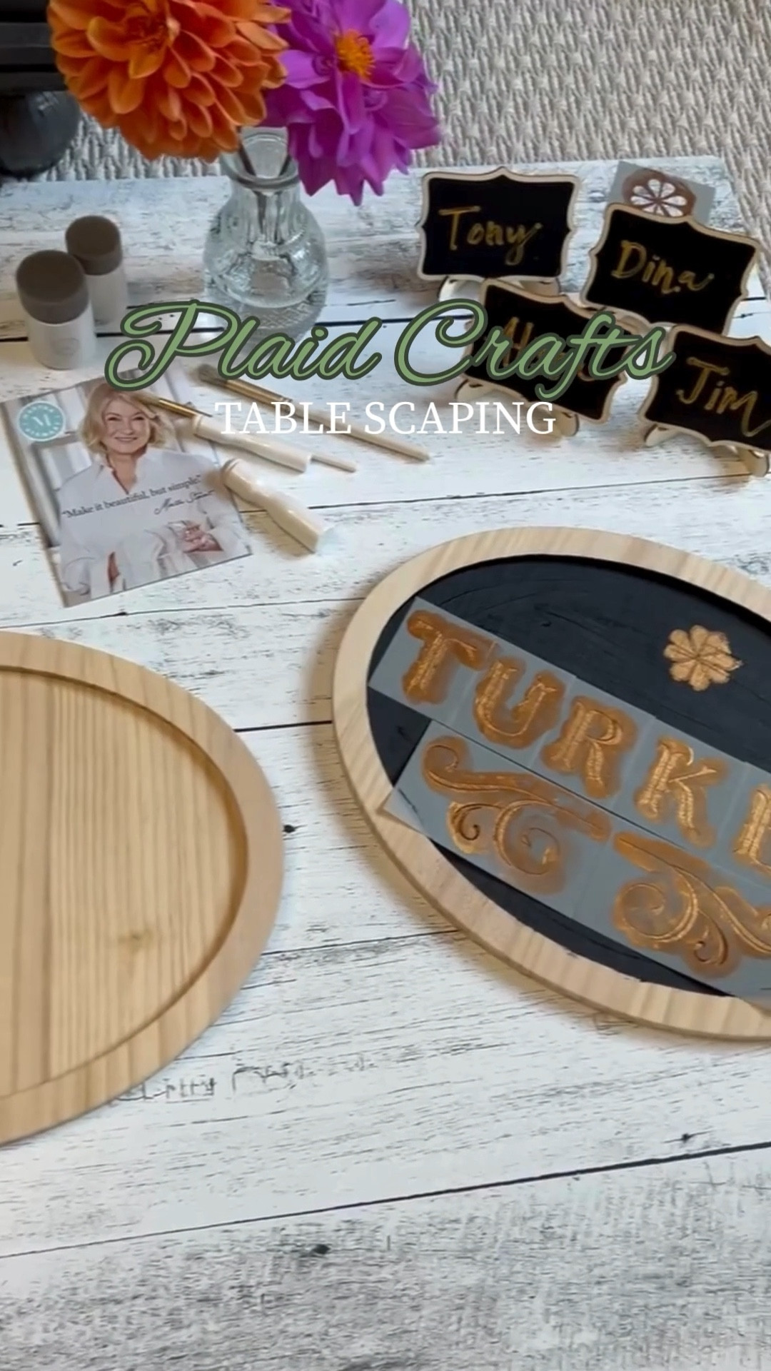 Get ready for fall and holiday entertaining with some DIY magic! ✨ I'm so excited to be creating with this amazing set of Martha Stewart™ craft products from @plaidcrafts and @marthastewartworld. I'm using their Modern Fonts Stencil Kit and 10" x 14" Hardwood Oval Plaques to make some festive decor for my holiday table. The metallic paints are perfect for adding a touch of glam to any project! 🎨🍁

👉Ready to get crafty for the holidays? I've linked all the supplies I used and a few other of my favorite products directly in my LTK Shop! You can find the link in my bio to shop everything you need for your own holiday creations.

#ad #plaidcrafts #marthastewartcrafts #liketkit @Shop.LTK https://www.shopltk.com/explore/AlissaDiSanto_
