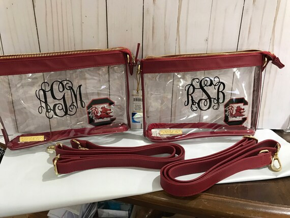 Clear crossbody purse personalized any way you want! Stadium approved | Etsy (US)