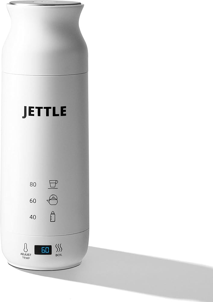 Jettle Electric Kettle - Travel Portable Heater for Coffee, Tea, Milk, Soup - Stainless Steel Tra... | Amazon (US)