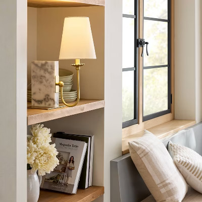 Marble Book Shelf Lamp - Hearth & Hand™ with Magnolia | Target