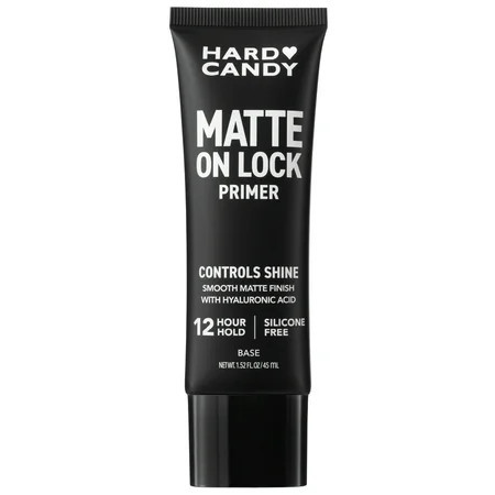 Hard Candy Matte On Lock Water-Based Shine-Free Face Primer Oil Control Kaolin Clay 12 Hr Hold 1.52 fluid ounces | Walmart (US)