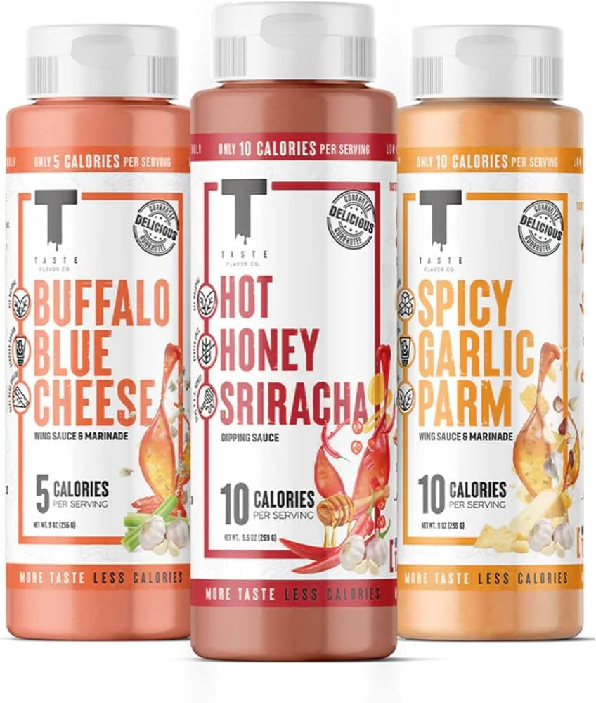 Taste Flavor Co. Grilling, Dipping Sauce and Marinade, Great Tasting, Low-Calorie Sauces, Keto Fr... | Amazon (US)