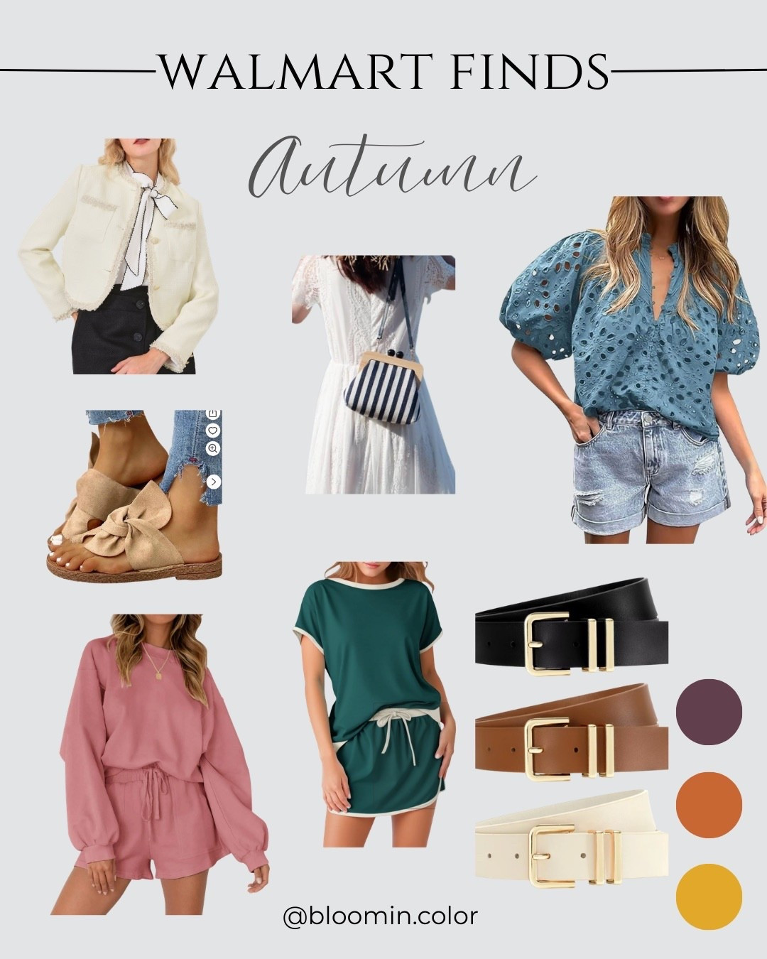 Walmart finds. Affordable. Chic. Dark autumn. Warm autumn. Soft autumn. Seasonal boards.

#LTKWorkwear #LTKSeasonal #LTKootd