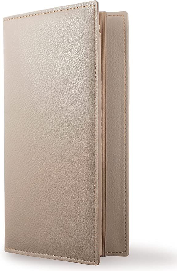 Zreal Checkbook Cover for Men & Women, Premium Vegan Leather Checkbook Holder Slim Wallets for Du... | Amazon (US)