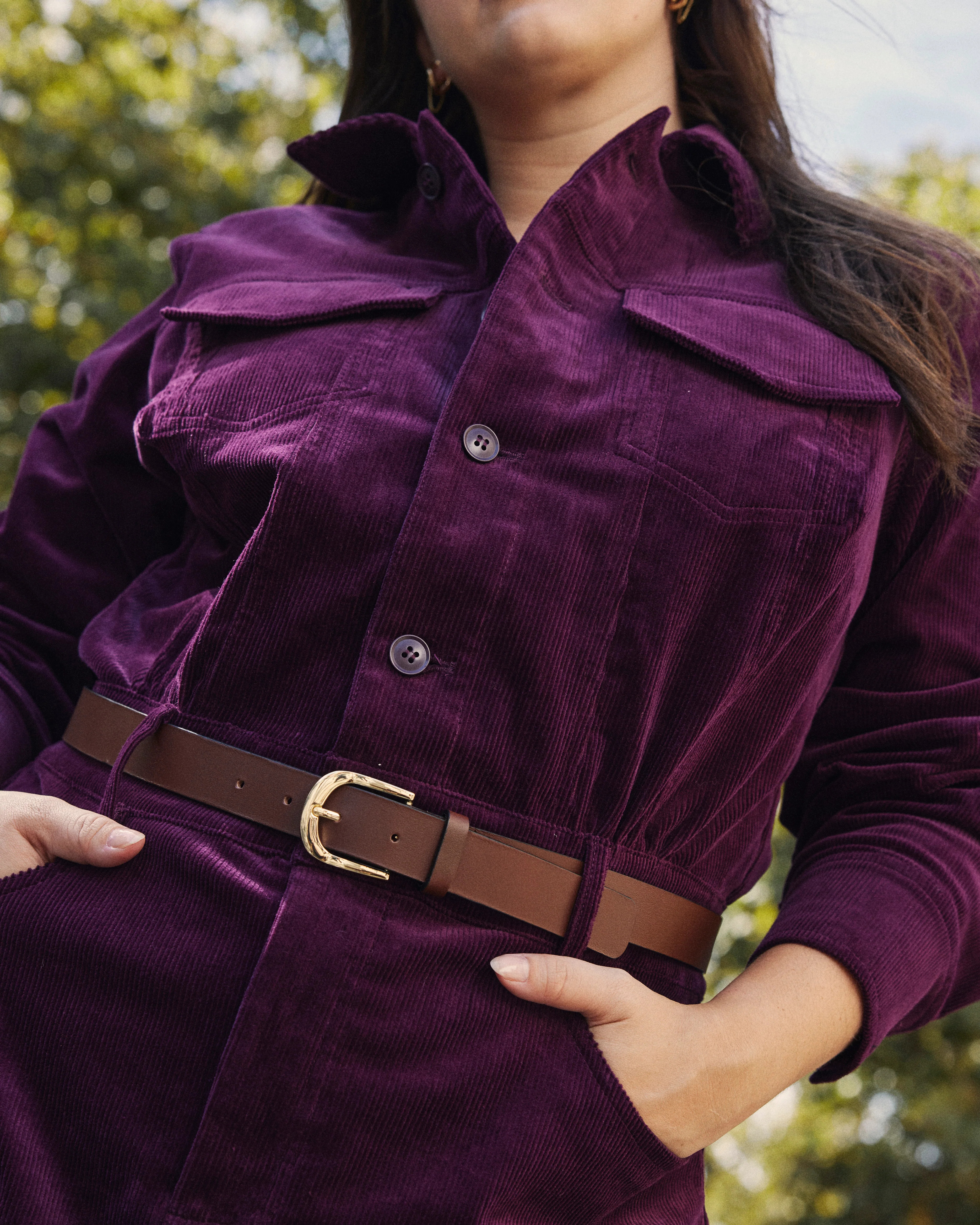 Dakota Corduroy Dress - Gamay | Universal Standard