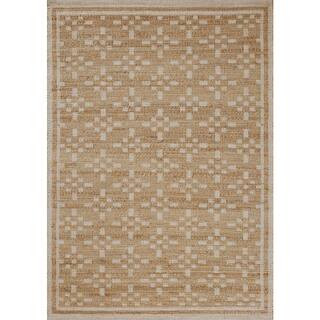 Loloi Chris Love Julia Judy Natural/Ivory 3 ft. 6 in. x 5 ft. 6 in. Contemporary Accent Rug JUDYJ... | The Home Depot