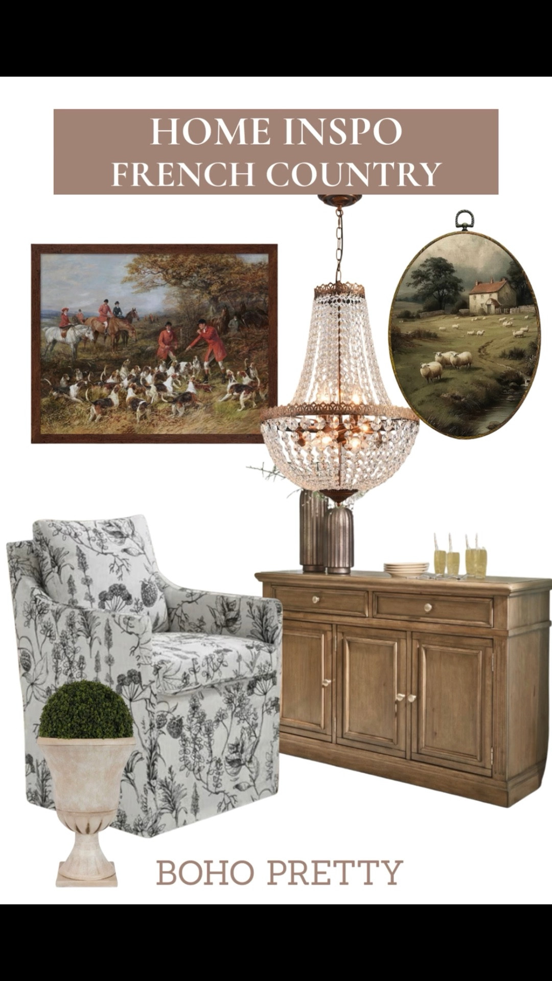 French Country Home Decor Inspiration.  Elevate your home with French Country Decor.  

#LTKOver40 #LTKHome #LTKstorytime