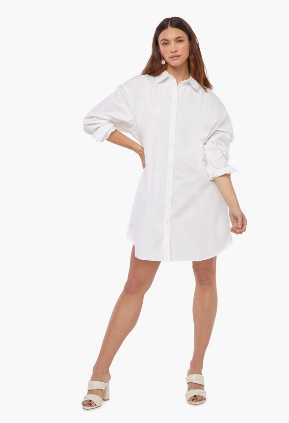 Oversized Shirt Dress | JustFab