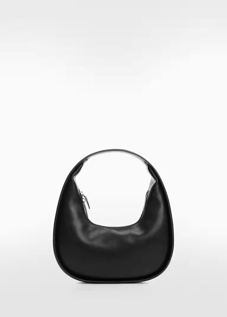 Leather effect shoulder bag -  Women | Mango United Kingdom | MANGO (UK)