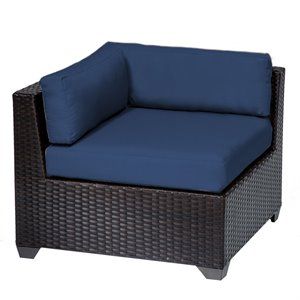 TKC Belle Corner Patio Chair in Navy (Set of 2) | Cymax