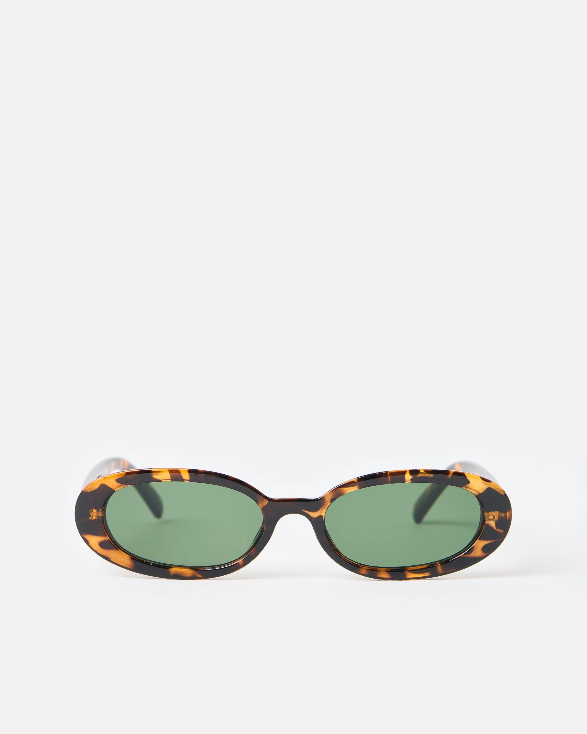 Faux Tortoiseshell Oval Sunglasses | Oliver Bonas (Global)