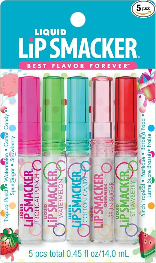 Lip Smacker Liquid Lip Gloss Friendship Pack, 5 Count | Amazon (US)