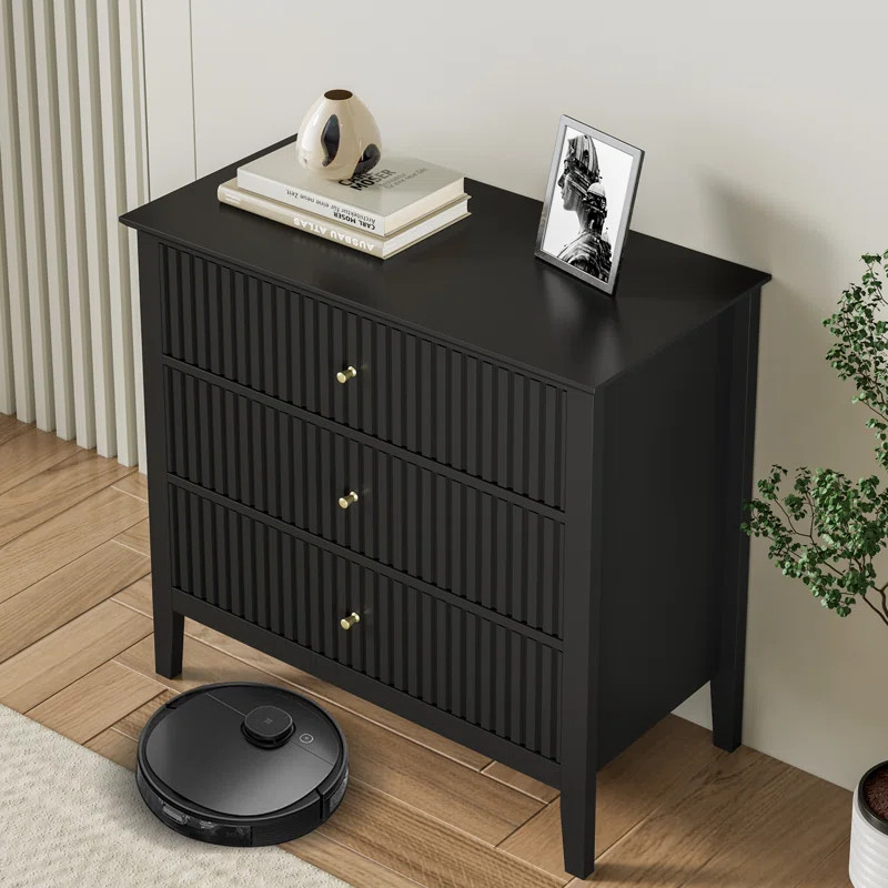 3 Drawer Dresser, Wide Chest of Drawers | Wayfair North America