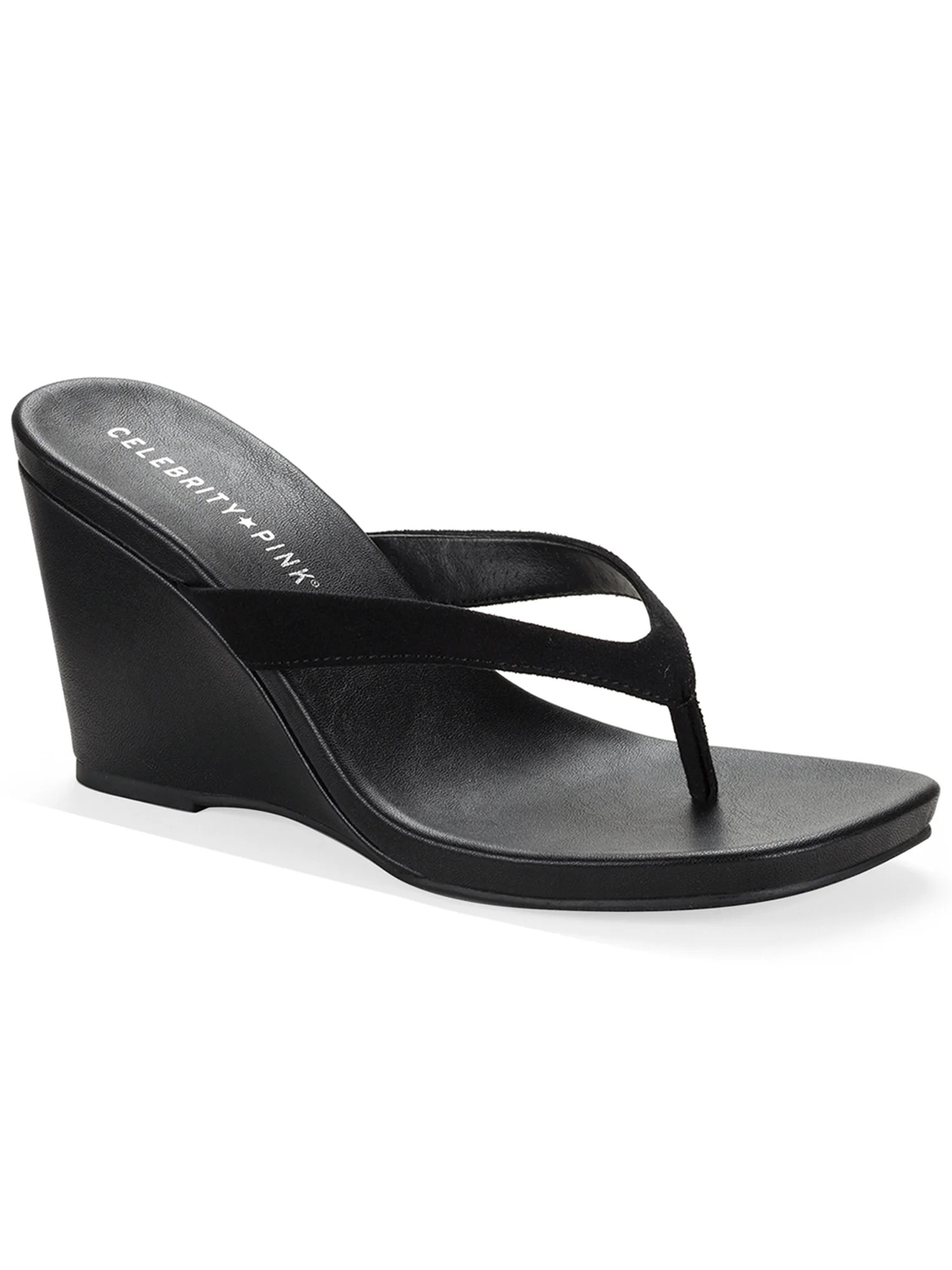 Celebrity Pink Women's Yonita Thong Wedge Sandal | Walmart (US)