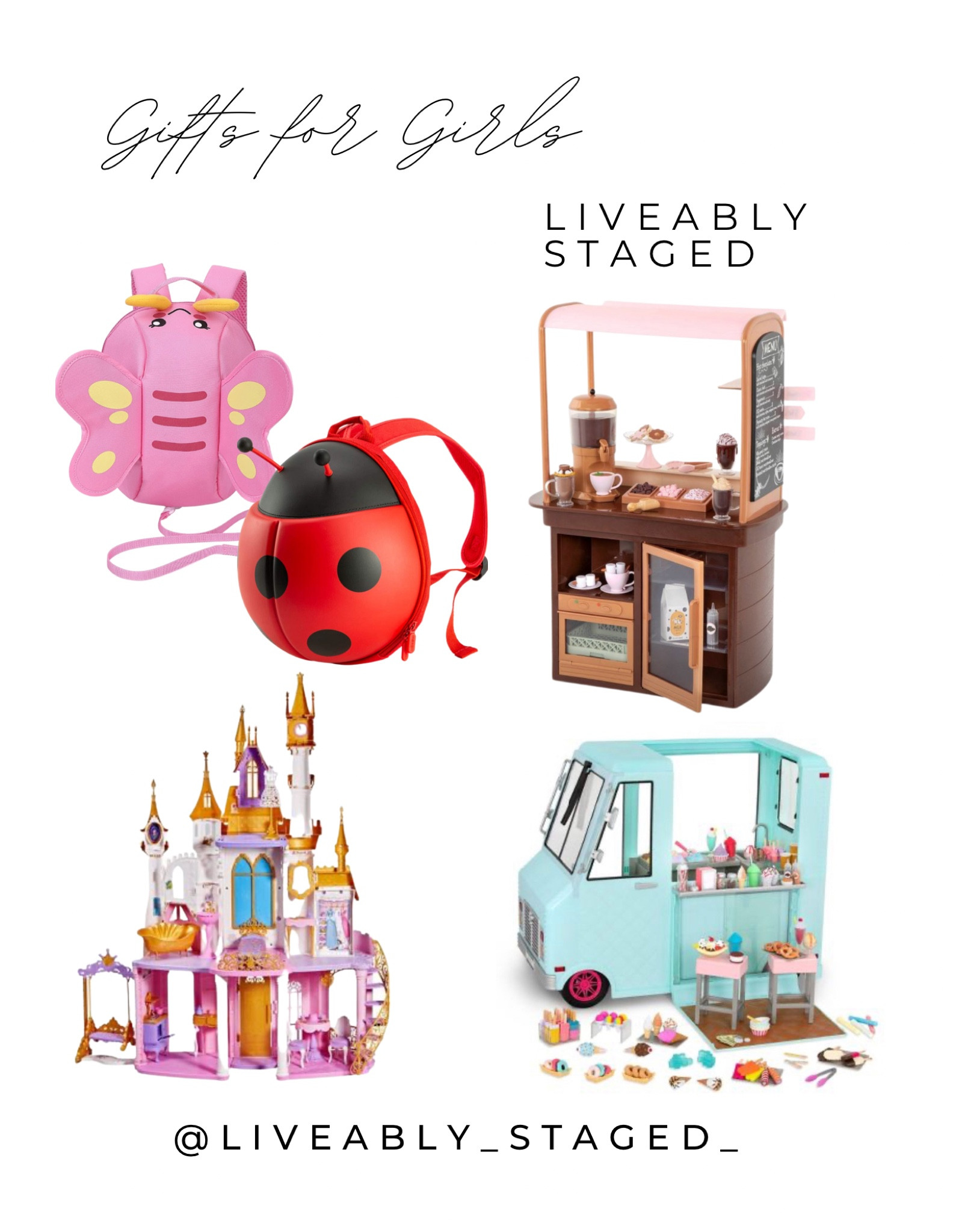 #giftguide 
Disney Playset/ backpacks/coco stand / ice cream truck 

#LTKunder100 #LTKkids #LTKunder50