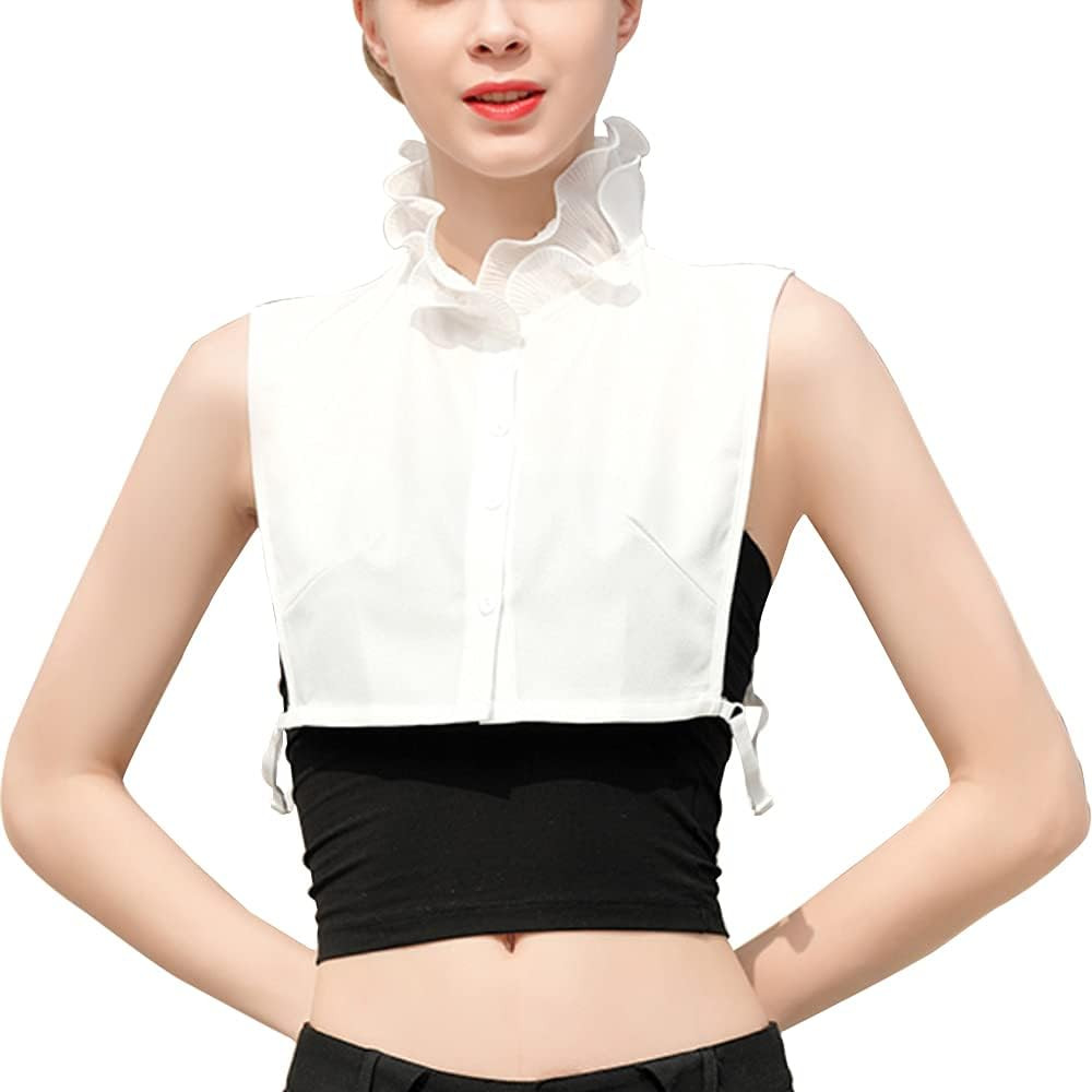 Elegtiskas Fake Collar Detachable Dickey Collar Half Shirt Blouse Collar Faux False Collar for Wo... | Amazon (US)