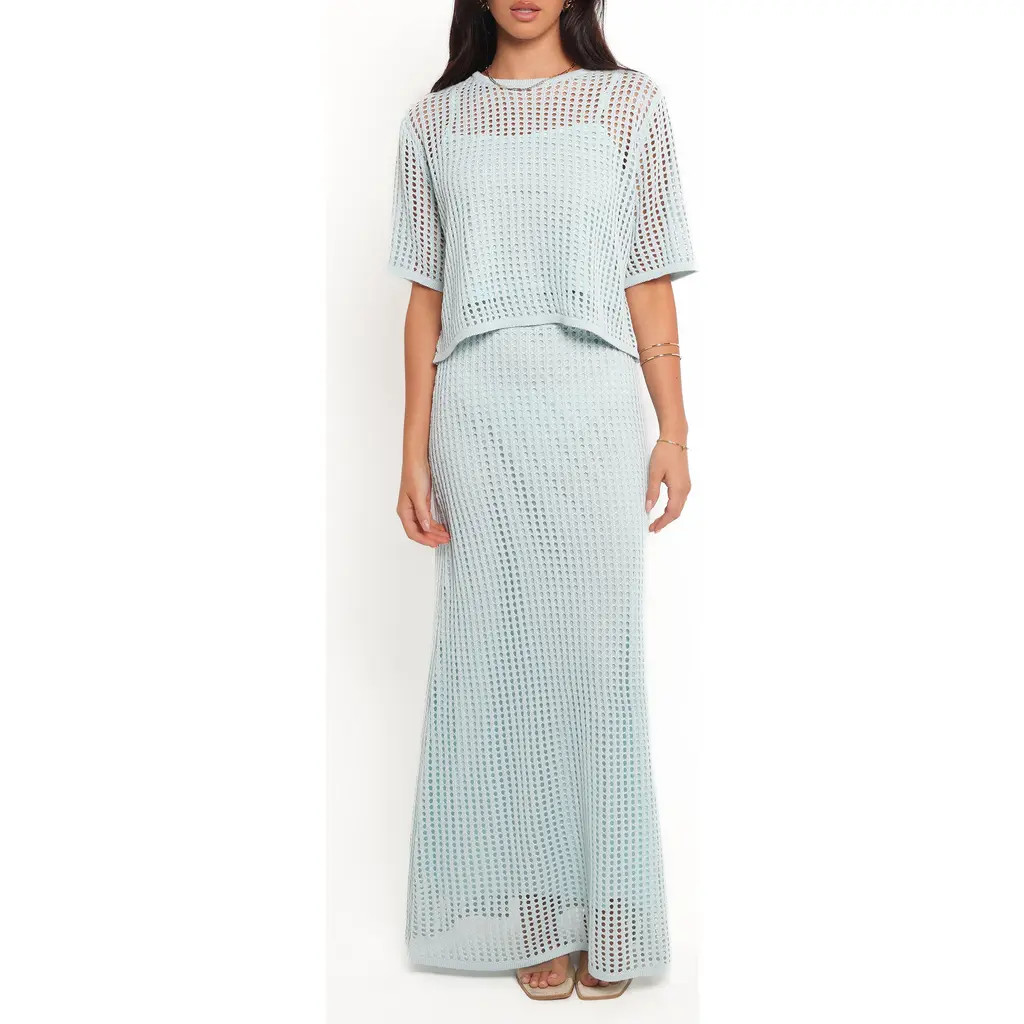 (1)1Kinnie Open Stitch Sweater & Skirt SetPetal & Pup | Nordstrom