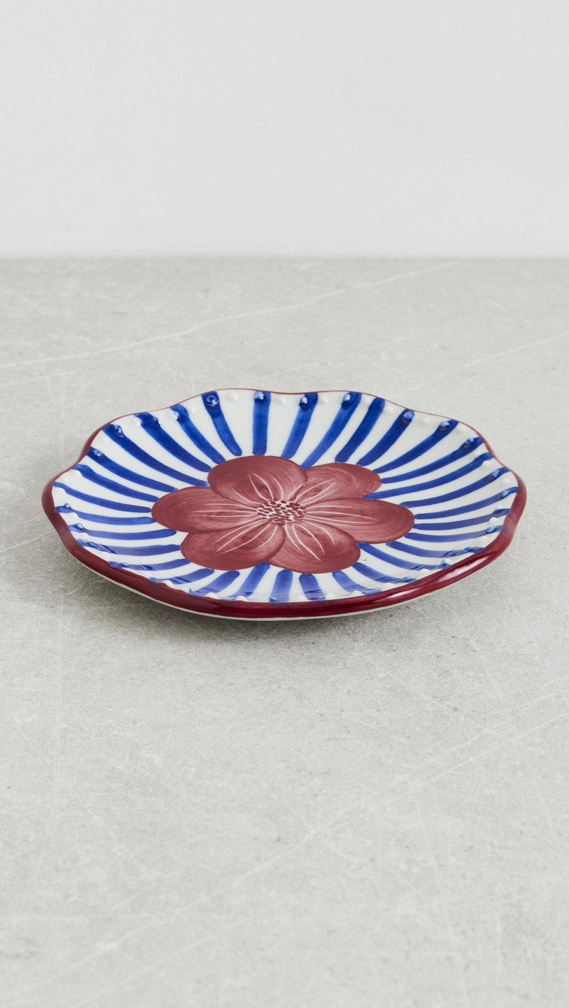 Etched Flower Dessert Plate | Shopbop