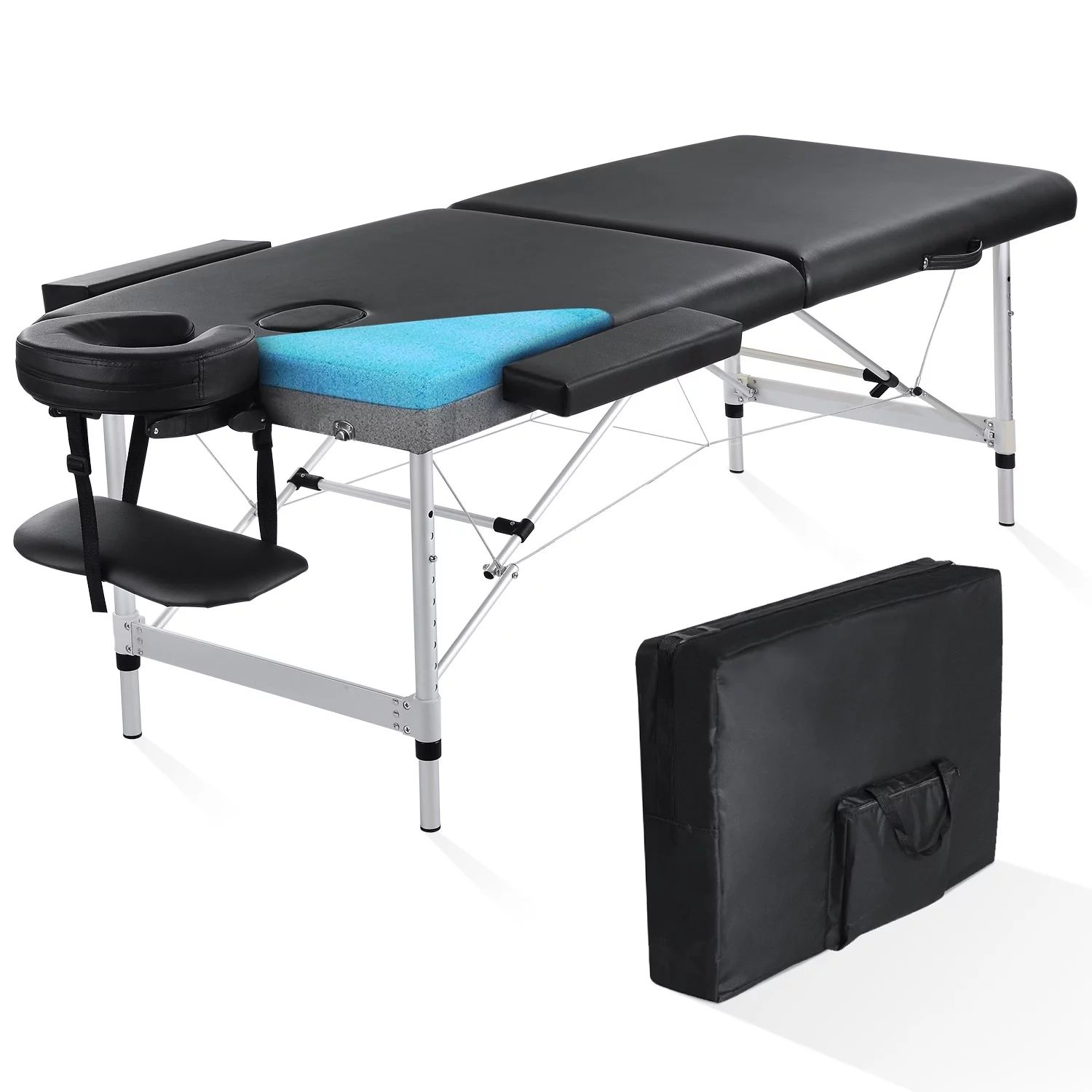 Naipo Massage Table Portable Wide 84 Inch  Massage Bed SPA Lash Bed Tattoo Bed Height Adjustable ... | Walmart (US)