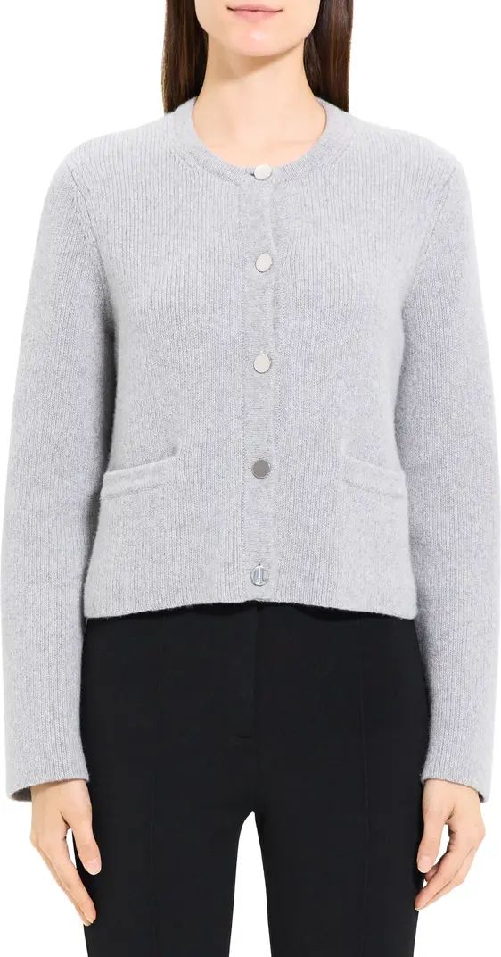 Theory Wool & Cashmere Cardigan Sweater | Nordstrom | Nordstrom