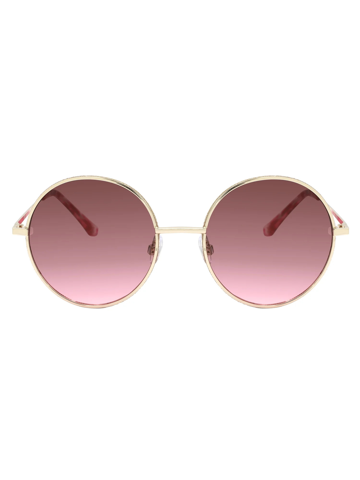 Madden NYC Bexlee Gold Metal Round Sunglasses | Walmart (US)