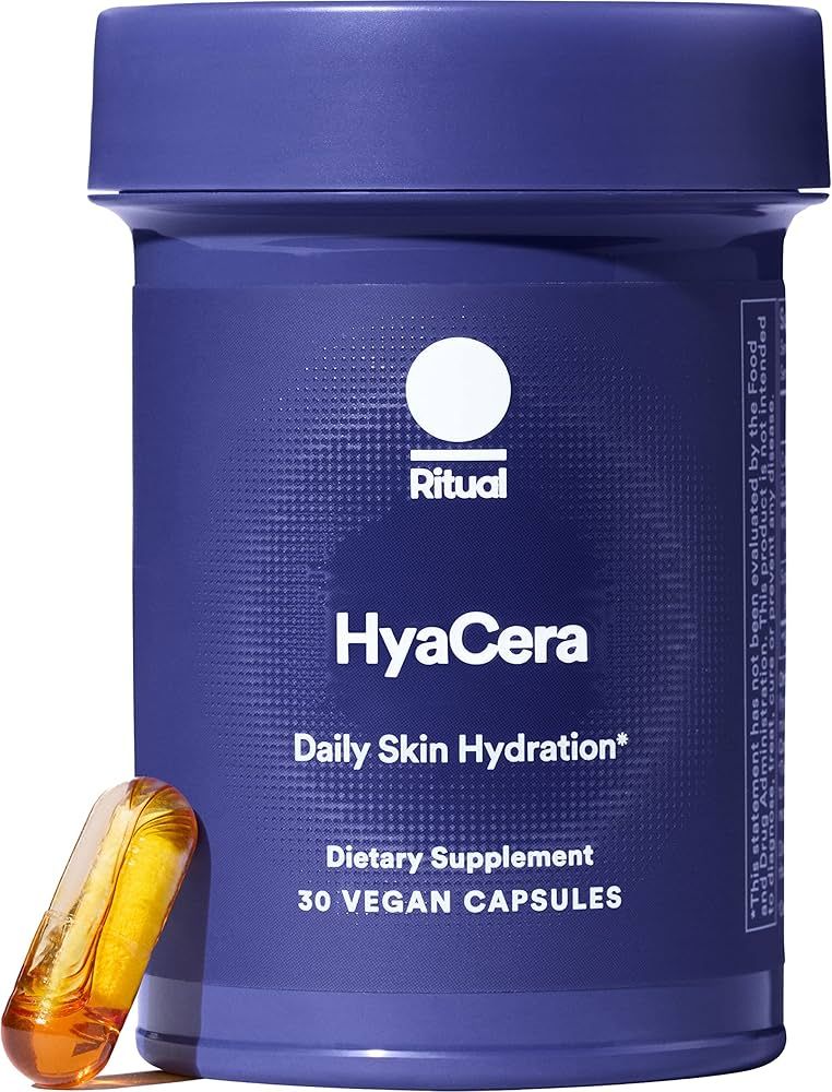 Ritual HyaCera Skin Supplement for Wrinkle Support, with Hyabest and Ceratiq for Skin Support, Hy... | Amazon (US)