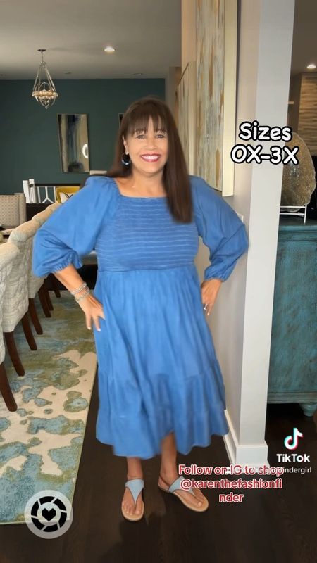 This dress  from Terra and Sky @walmart is Plus-size cuteness!!
Comment LINK TO SHOP. 
The dress is so amazing on my curves and it’s perfect for any occasion!! 

I Styled the dress with $13.00 Time and Tru comfy sandals and cute matching hoop earrings and silver bracelet from Time and Tru. 

Sizes 0X -3X. I’m wearing the 1X. So beautiful on!!!

#budgetfriendly #dress #springdress #walmartfinds #walmartfashion #affordablefashion #fashiononabudget 

Follow my shop @417bargainfindergirl on the @shop.LTK app to shop this post and get my exclusive app-only content!

#liketkit 
@shop.ltk
https://liketk.it/4DcF0 

Follow my shop @417bargainfindergirl on the @shop.LTK app to shop this post and get my exclusive app-only content!

#liketkit   
@shop.ltk
https://liketk.it/4DNdf

Follow my shop @417bargainfindergirl on the @shop.LTK app to shop this post and get my exclusive app-only content!

#liketkit #LTKfindsunder50 #LTKplussize #LTKplussize #LTKfindsunder50 #LTKmidsize #LTKshoecrush #LTKfindsunder50 #LTKmidsize
@shop.ltk
https://liketk.it/4EbaB

#LTKfindsunder50 #LTKplussize #LTKmidsize