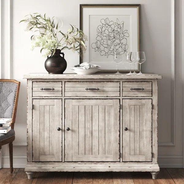 Studio 56" Wide 3 Drawer Sideboard | Wayfair Professional