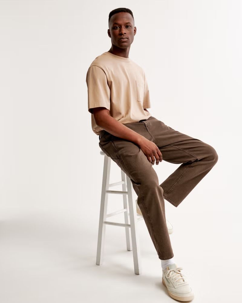 Men's Loose Workwear Jean | Men's New Arrivals | Abercrombie.com | Abercrombie & Fitch (US)