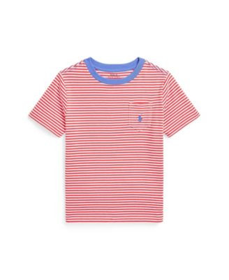 Polo Ralph Lauren Toddler and Little Boys Striped Jersey Pocket T-Shirt - Macy's | Macy's