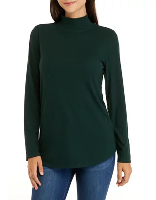 Women's Long Sleeve Mock Neck Top | Belk