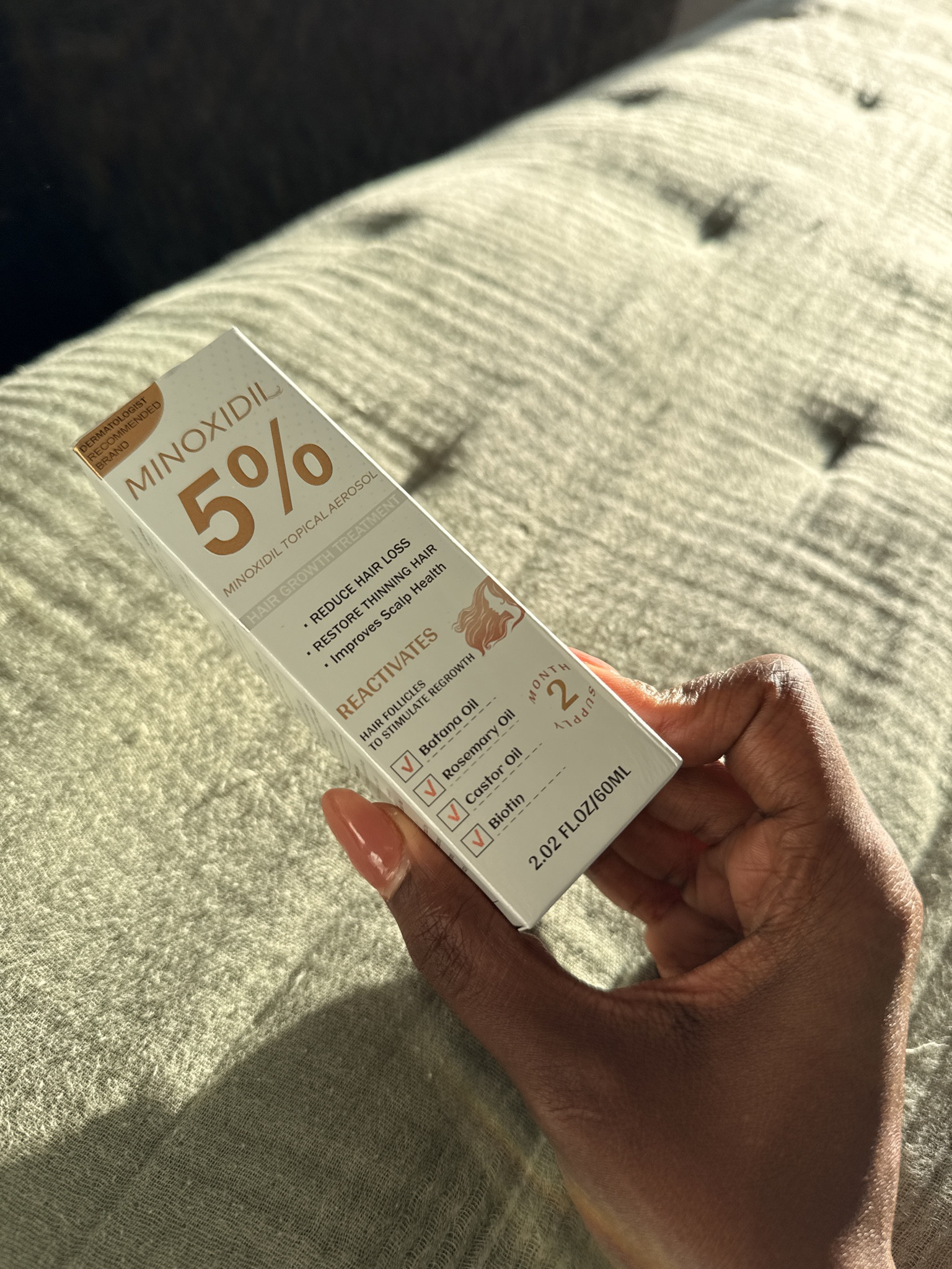 Minoxidil 5% + scalp-loving oils = regrowth you can feel and see! 
#HealthyHairJourney #BeautyTips #HairCare

#LTKBeauty #LTKselfcare #LTKmomlife